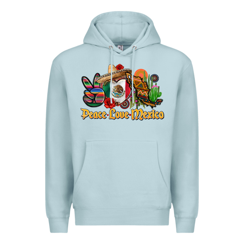 Peace Love Mexico Premium Hoodie by CTS Tumbler Store | Teevron