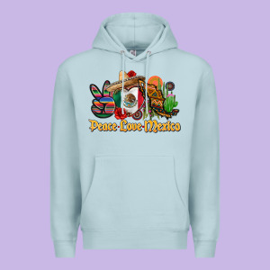 Peace Love Mexico Premium Hoodie Designed By Cts Tumbler Store