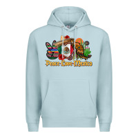 Blue Mist peace love mexico Premium Hoodie - CTS Tumbler Store