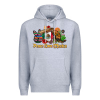 Heather Grey peace love mexico Premium Hoodie - CTS Tumbler Store