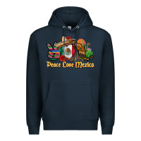 Navy peace love mexico Premium Hoodie - CTS Tumbler Store