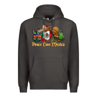 Smoke peace love mexico Premium Hoodie - CTS Tumbler Store