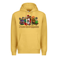 Antique Gold peace love mexico Premium Hoodie - CTS Tumbler Store