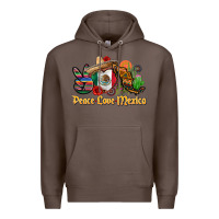 Coffee peace love mexico Premium Hoodie - CTS Tumbler Store