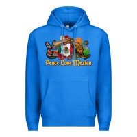 True Royal peace love mexico Premium Hoodie - CTS Tumbler Store