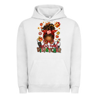 Pigment Lunar Rock santa's favorite dispatcher afro messy bun Urban Hoodie - texasbilliewilder