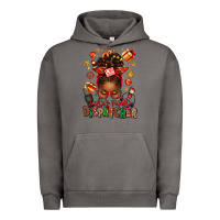 Pigment Tornado santa's favorite dispatcher afro messy bun Urban Hoodie - texasbilliewilder