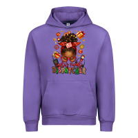 Tulip santa's favorite dispatcher afro messy bun Urban Hoodie - texasbilliewilder