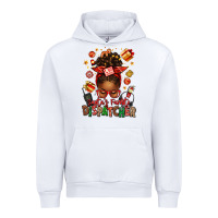White santa's favorite dispatcher afro messy bun Urban Hoodie - texasbilliewilder