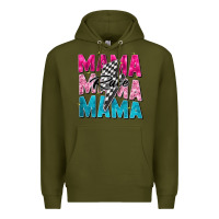 Army Green race mama Premium Hoodie - Zillion Design Studio