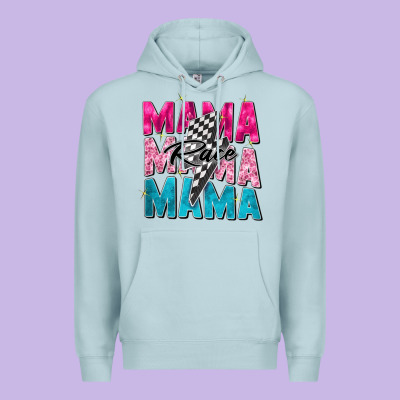 Race Mama Premium Hoodie Designed By Zillion Design Studio