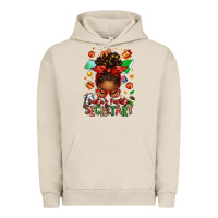 Pigment French Oak santa's favorite secretary afro messy bun Urban Hoodie - texasbilliewilder