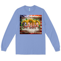 Colony Blue patriotic yaya tumbler Long Sleeve Tee - BarkalooDesign