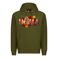 Army Green our lady of guadalupe mama Premium Hoodie - CTS Tumbler Store