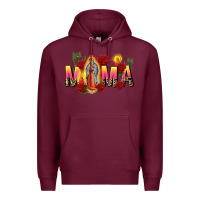 Burgundy our lady of guadalupe mama Premium Hoodie - CTS Tumbler Store