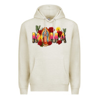 Oatmeal Heather our lady of guadalupe mama Premium Hoodie - CTS Tumbler Store