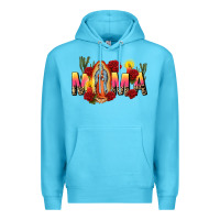 Ocean Blue our lady of guadalupe mama Premium Hoodie - CTS Tumbler Store