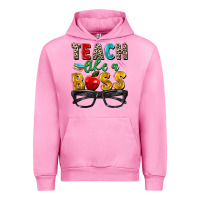 Fuchsia Pink teach like a boss Urban Hoodie - Zillion Design Studio