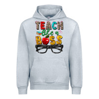 Heather Grey teach like a boss Urban Hoodie - Zillion Design Studio