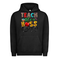 Pigment Black teach like a boss Urban Hoodie - Zillion Design Studio