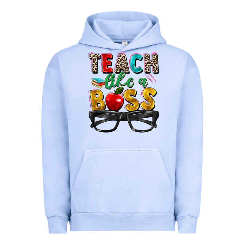 Teach Like A Boss Urban Hoodie by Zillion Design Studio | Teevron