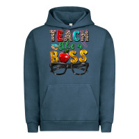 Pigment Midnight Navy teach like a boss Urban Hoodie - Zillion Design Studio
