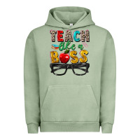 Pigment Oil Green teach like a boss Urban Hoodie - Zillion Design Studio