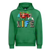 Emerald teacher life Urban Hoodie - Zillion Design Studio