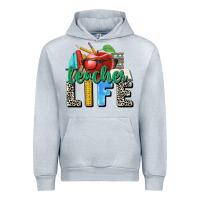 Heather Grey teacher life Urban Hoodie - Zillion Design Studio