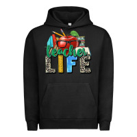 Pigment Black teacher life Urban Hoodie - Zillion Design Studio