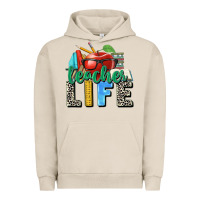 Pigment French Oak teacher life Urban Hoodie - Zillion Design Studio
