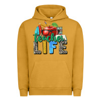 Pigment Peanut Butter teacher life Urban Hoodie - Zillion Design Studio