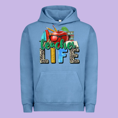Teacher Life Urban Hoodie Designed By Zillion Design Studio