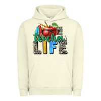 Pigment Pistachio teacher life Urban Hoodie - Zillion Design Studio
