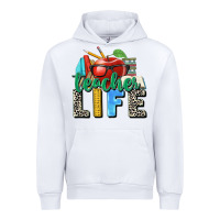 White teacher life Urban Hoodie - Zillion Design Studio