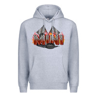 Heather Grey race mini Premium Hoodie - Zillion Design Studio