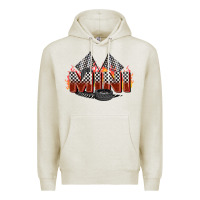 Oatmeal Heather race mini Premium Hoodie - Zillion Design Studio