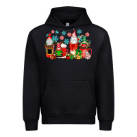 Black christmas gnomes coffee cups Urban Hoodie - texasbilliewilder