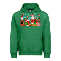 Emerald christmas gnomes coffee cups Urban Hoodie - texasbilliewilder
