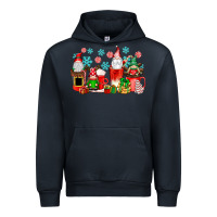 Navy christmas gnomes coffee cups Urban Hoodie - texasbilliewilder