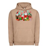 Pigment Burro christmas gnomes coffee cups Urban Hoodie - texasbilliewilder