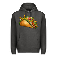 Charcoal Heather taco Premium Hoodie - CTS Tumbler Store