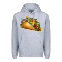 Heather Grey taco Premium Hoodie - CTS Tumbler Store