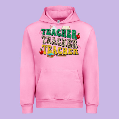 Teacher Teacher Teacher Urban Hoodie Designed By Zillion Design Studio