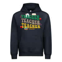 Navy teacher teacher teacher Urban Hoodie - Zillion Design Studio