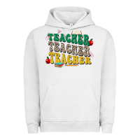 Pigment Lunar Rock teacher teacher teacher Urban Hoodie - Zillion Design Studio