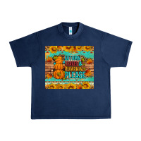 Navy Autumn leaves and pumpkin please Urban Heavy Tee - Artiststas