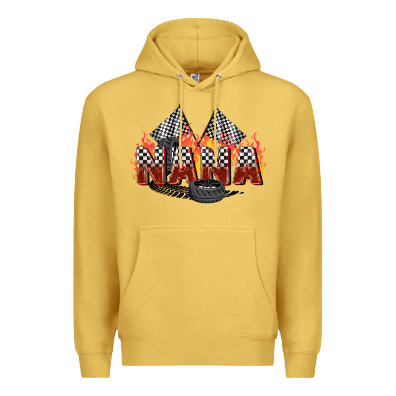Race Nana Premium Hoodie by Zillion Design Studio | Teevron