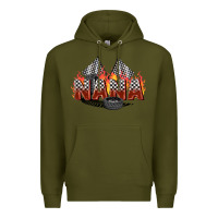 Army Green race nana Premium Hoodie - Zillion Design Studio