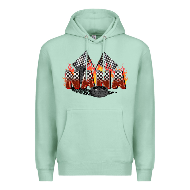 Race Nana Premium Hoodie by Zillion Design Studio | Teevron